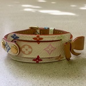 Louis Vuitton Multicolor Monogram Leather Bracelet